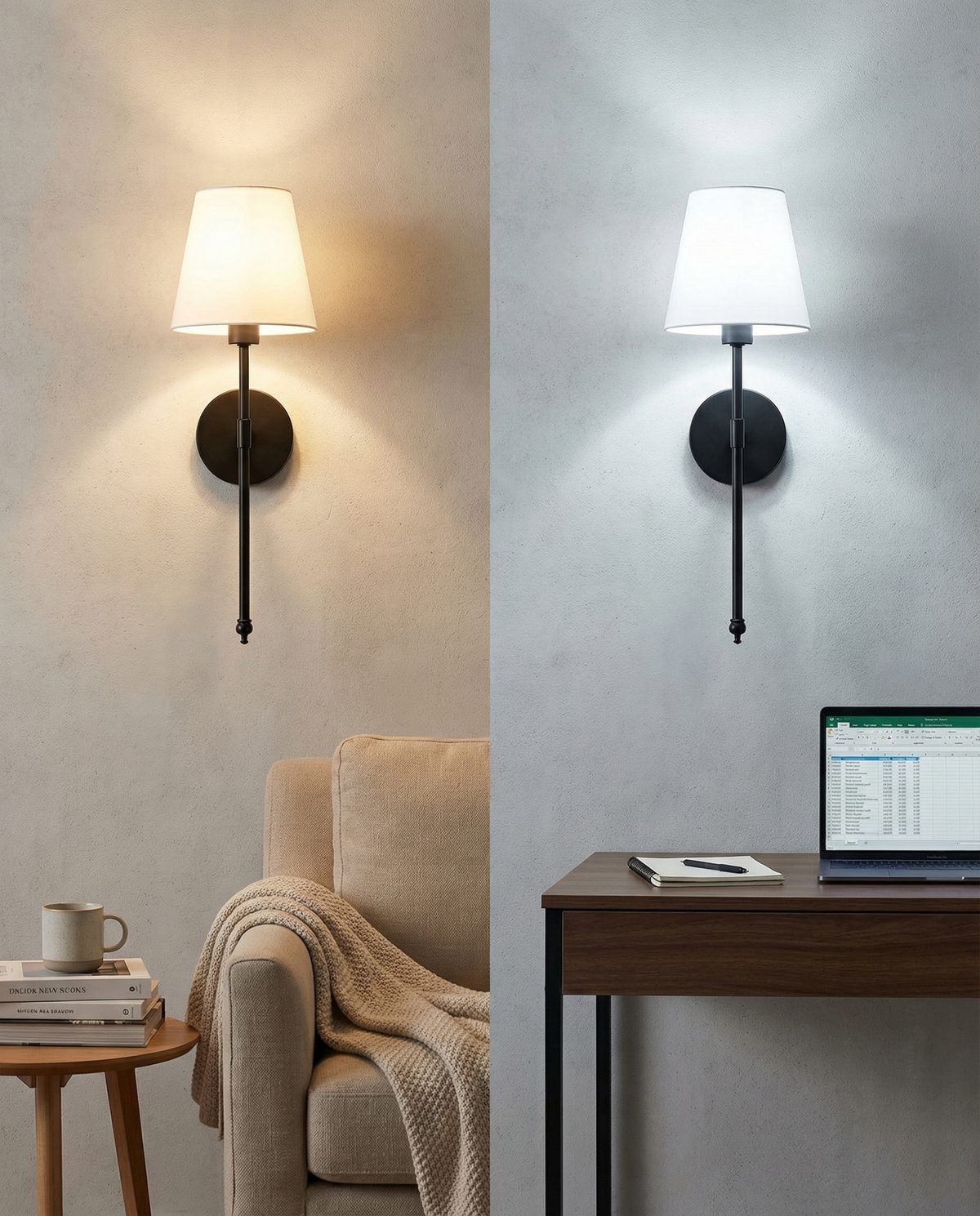 Elynthe Wireless Magnetic Wall Sconce (SET OF 2)