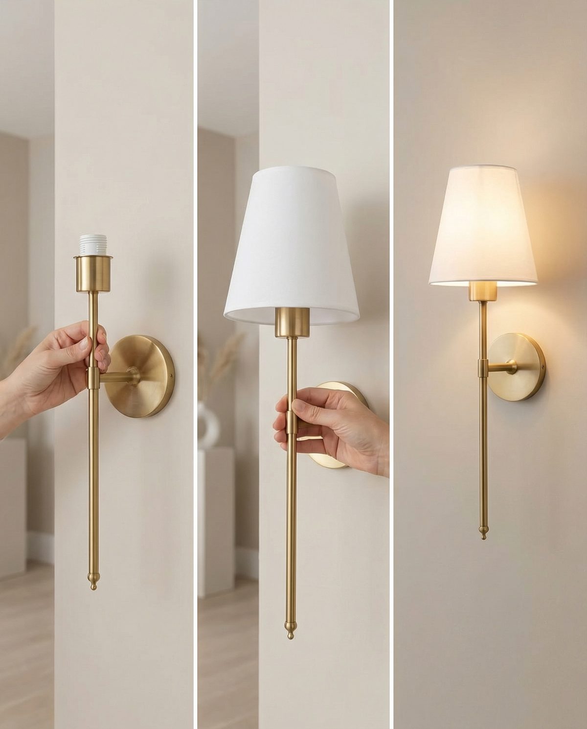 No wiring, no outlets, no planning around your walls