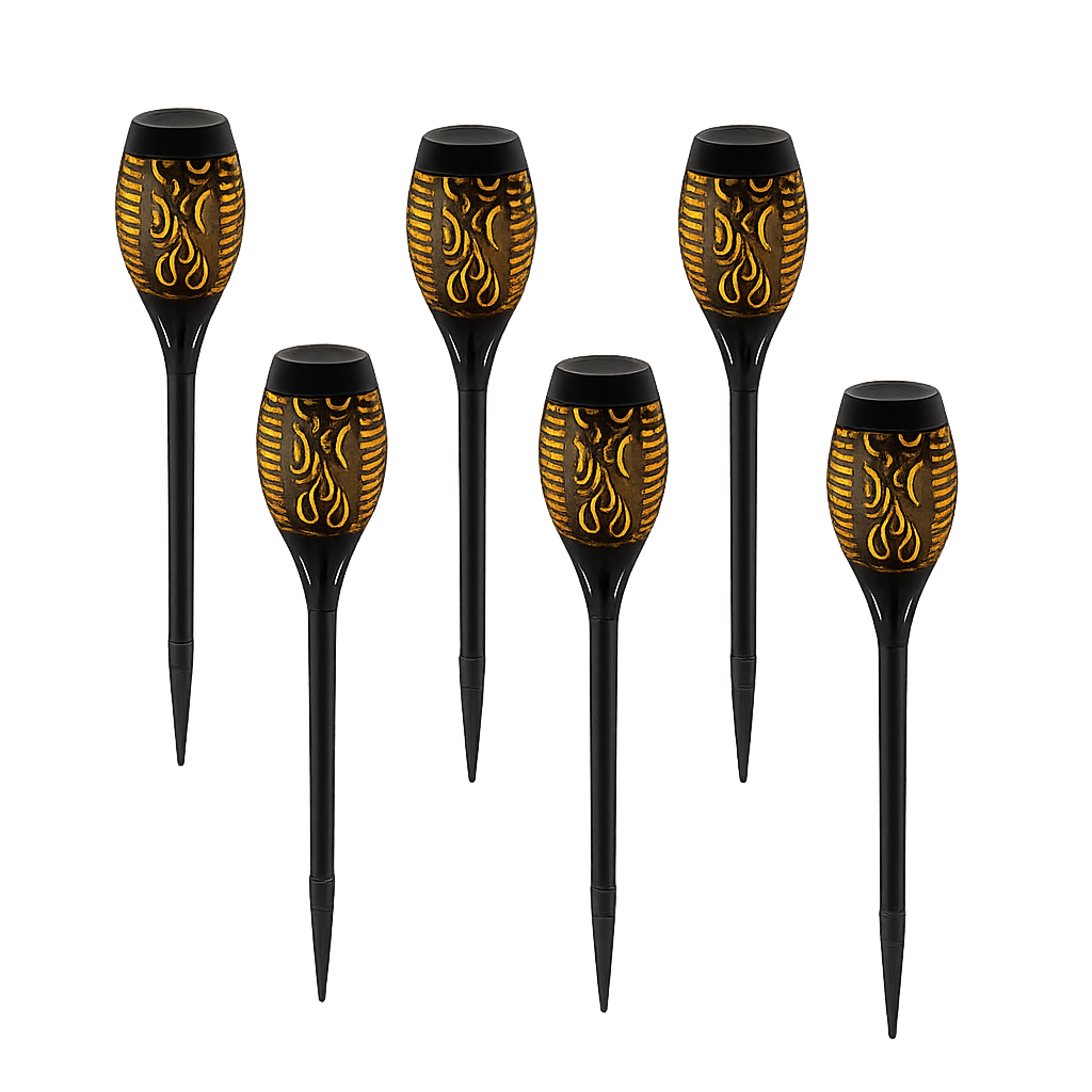 Solis Flame Torch Outdoor Lights