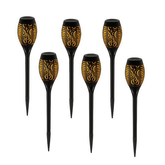 Solis Flame Torch Outdoor Lights