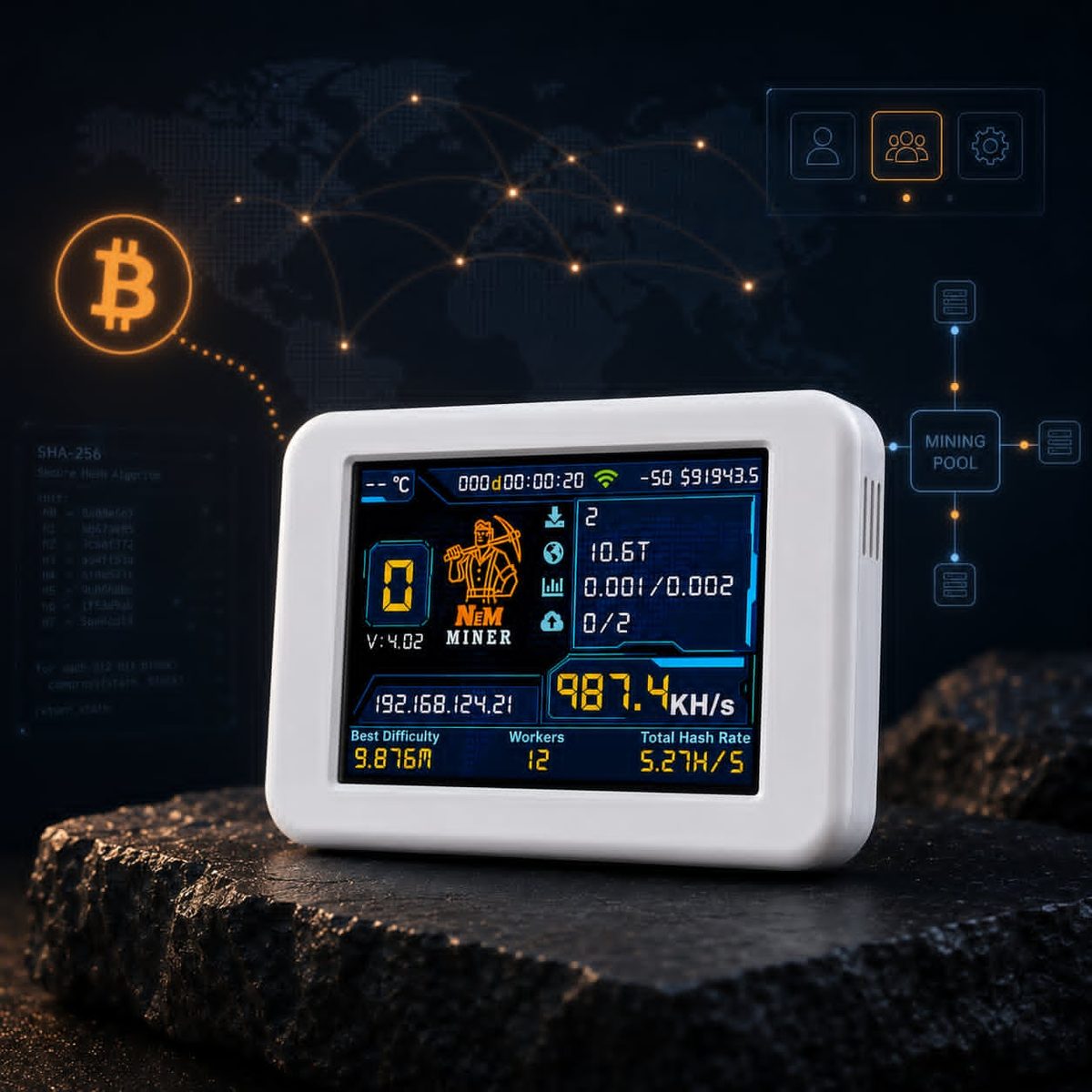 Easy to set up, even if you've never mined before