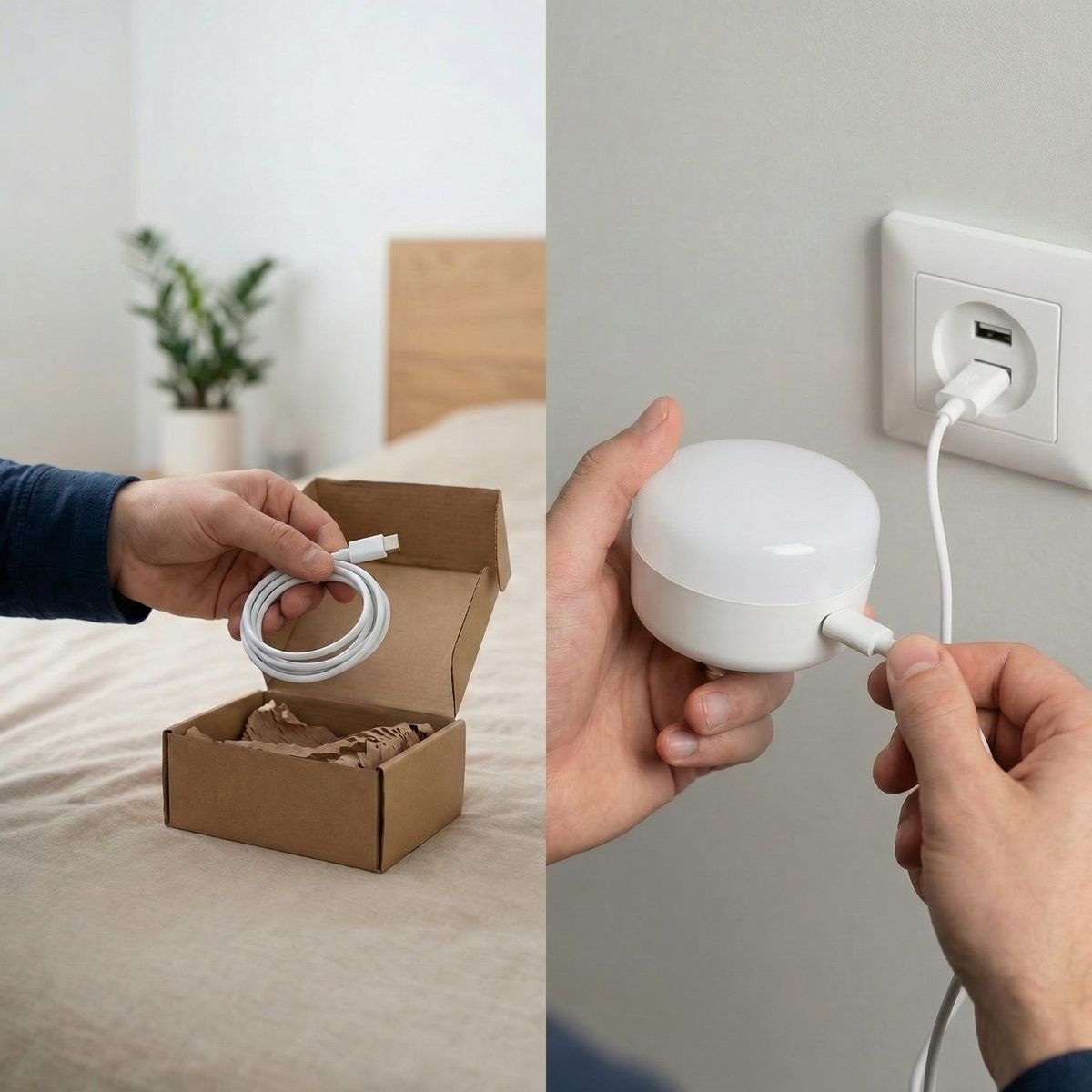 Magnetic design, effortless recharging