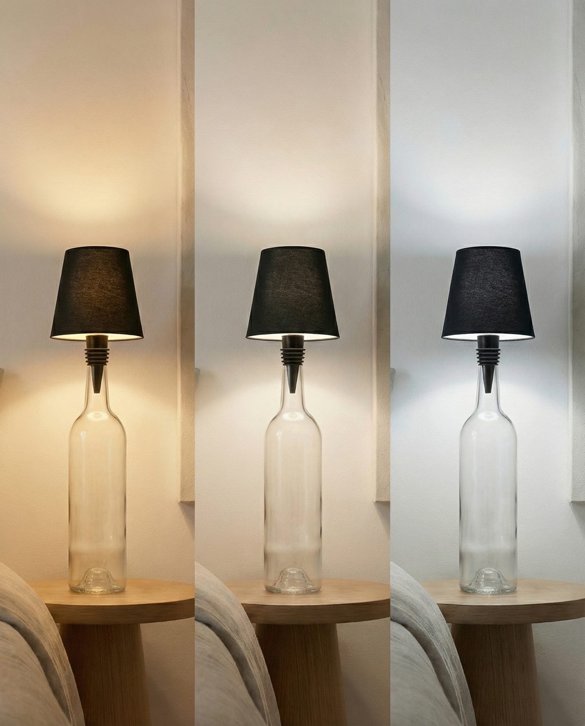 A creative way to repurpose bottles